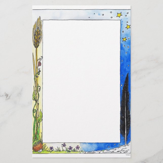 Papelaria Papel de carta do OUTUMN/WINTER por Nicole Janes (Frente)