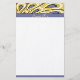 Papelaria Papel de carta do pavão