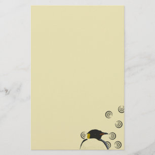 Papelaria Papel de carta do pinguim