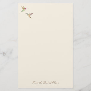 Papelaria Papel de Carta Ecru Hummingbird