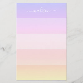 Papelaria Papel de carta elástico esmagado