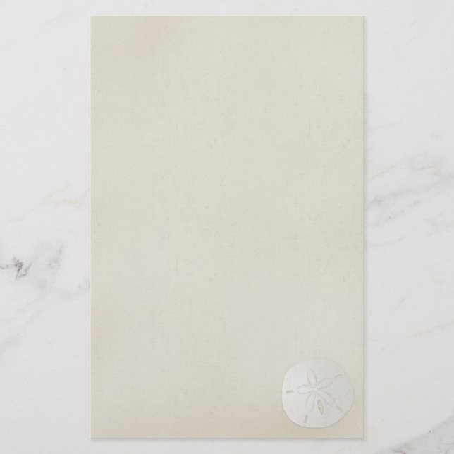 Papelaria Papel de carta elegante 2 do dólar de areia (Frente)