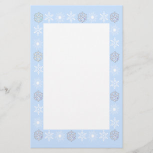 Papelaria Papel de Carta em Flocos de Neve
