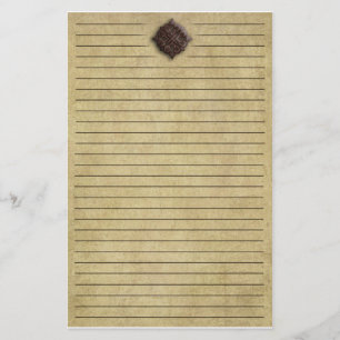 Papelaria Papel de Carta em Medalhão