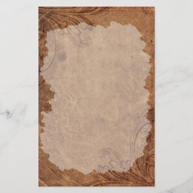 Papelaria Papel de Carta Escuro (Frente)