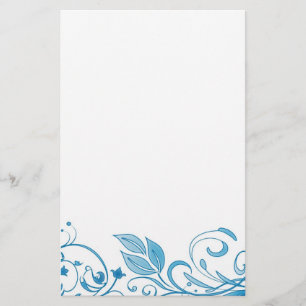 Papelaria Papel de Carta Floral Abstrato