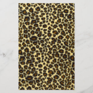 Papelaria Papel de carta impresso Leopardo