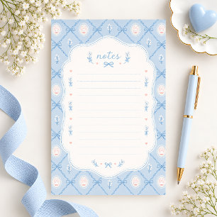 Papelaria Papel de Carta Lindíssimo com Coelhinhos Azuis