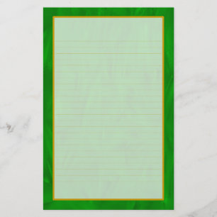 Papelaria Papel de Carta Links em Floresta Verde
