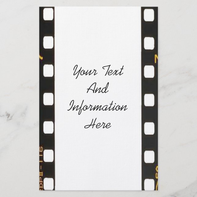 Papelaria Papel de Carta Negativo (Frente)