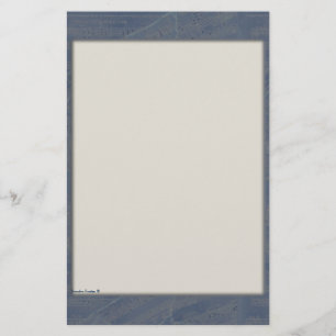 Papelaria Papel De Carta Para Papel De Música A Azul