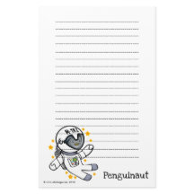 Papel de carta Penguinauta