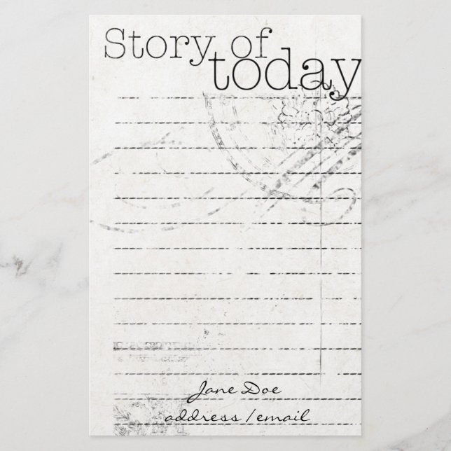 Papelaria Papel de carta Personalizado (Frente)