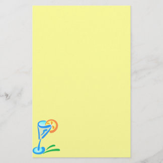 Papelaria Papel de carta personalizado de vidro líquido