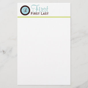 Papelaria Papel de carta Personalizado Moderno