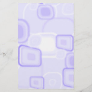 Papelaria Papel de carta quadrado roxo abstrato