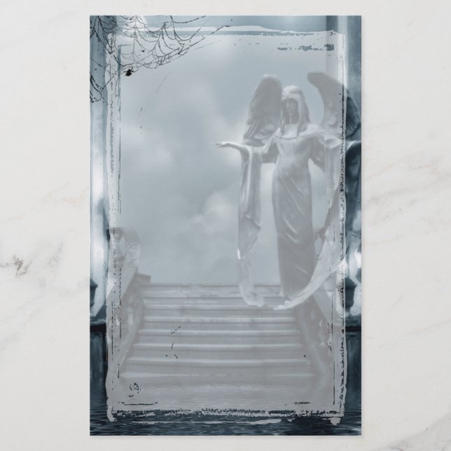 Papelaria Papel de carta Requiem Gothic (Frente)