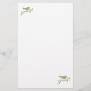 Papelaria Papel de carta Robin