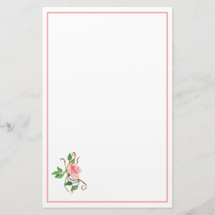 Papelaria Papel de Carta Rosa Rosa Cor-de-Rosa