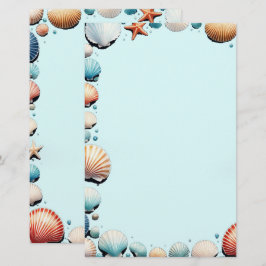 Papelaria Papel de Carta Sinfonia da Seashell