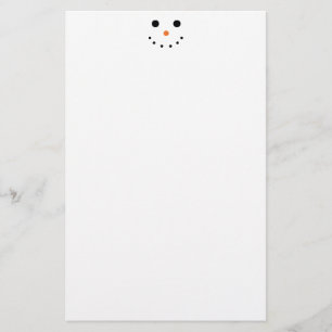Papelaria Papel de Carta Snowman