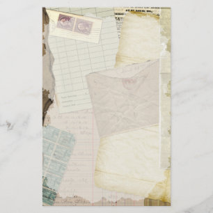 Papelaria Papel de Carta Vintage Antigo