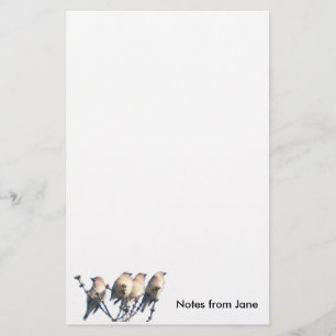 Papelaria Papel de carta - WaxWing - Notas de ...