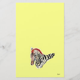 Papelaria Papel de carta/Zebra
