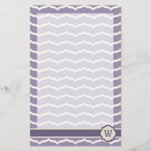 Papelaria Papel de Carta Zigzag Flourado