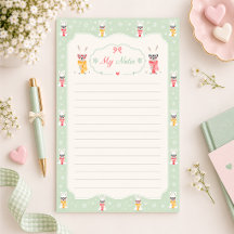 Papel de Escritório Lindos Coelhinhos
