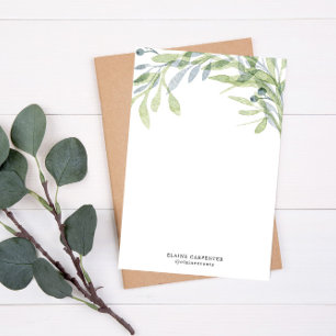 Papelaria Papel de Escritório Personalizado com Monograma Bo