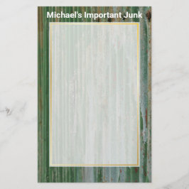 Papelaria Papel de Maçã de Ferro Corrugado Rusty