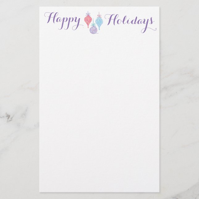 Papelaria Papel de nota de suspensão dos ornamento por Sue (Frente)