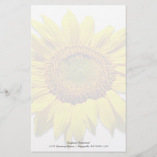 Papelaria Papel de Nota Personalizado em Branco com Fundo de (Frente)