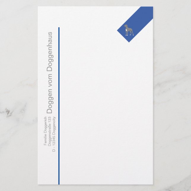 Papelaria Papel de notas Doggen (Frente)