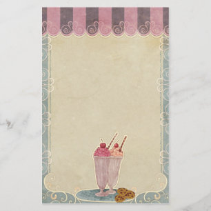 Papelaria Papel De Sorvete E Cookies