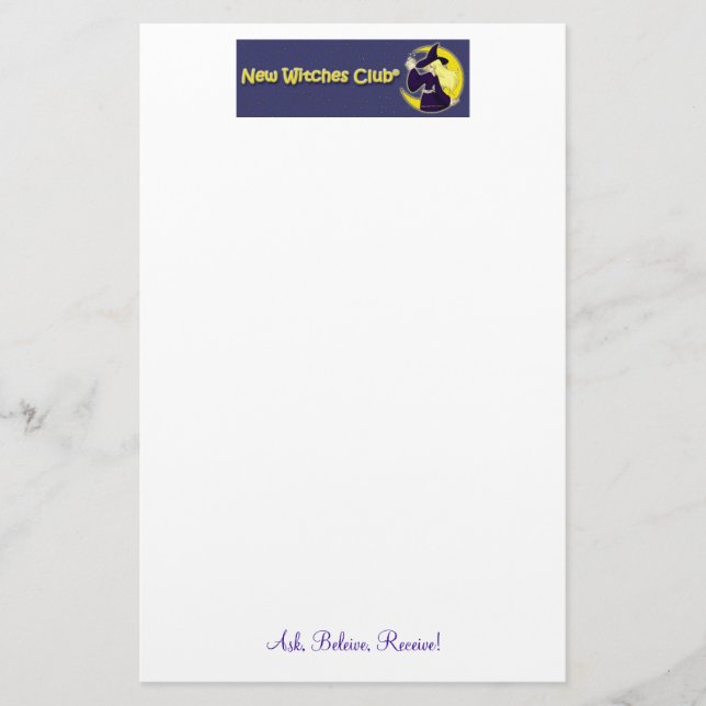 Papelaria Papel mágico do correspondente (Frente)