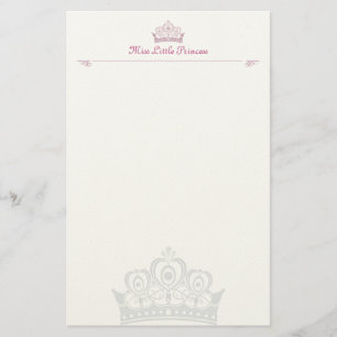 Papelaria Papel para cartas da princesa Personalizamento