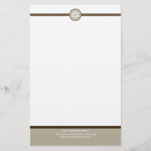 Papelaria PAPEL PARA CARTAS PERSONALIZADO:: stripedstitch 2