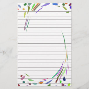 Papelaria Papel Vinculado do Bolinhas para Papel de Carta de