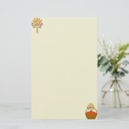Papelaria Papier à Lettres Panier de Citrouilles