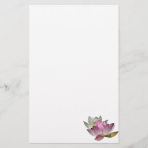 Papelaria Par de Flores de Lotus II