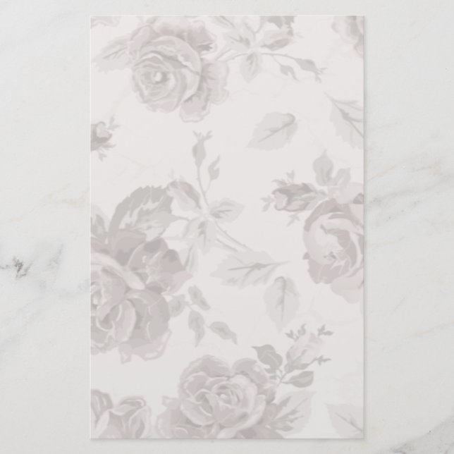 Papelaria para festa de noivado com rosa cor-de-ro (Frente)