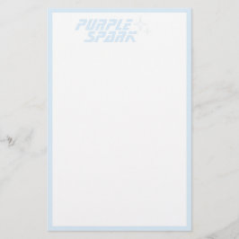 Papelaria para Pequenas Empresas Azul Branco