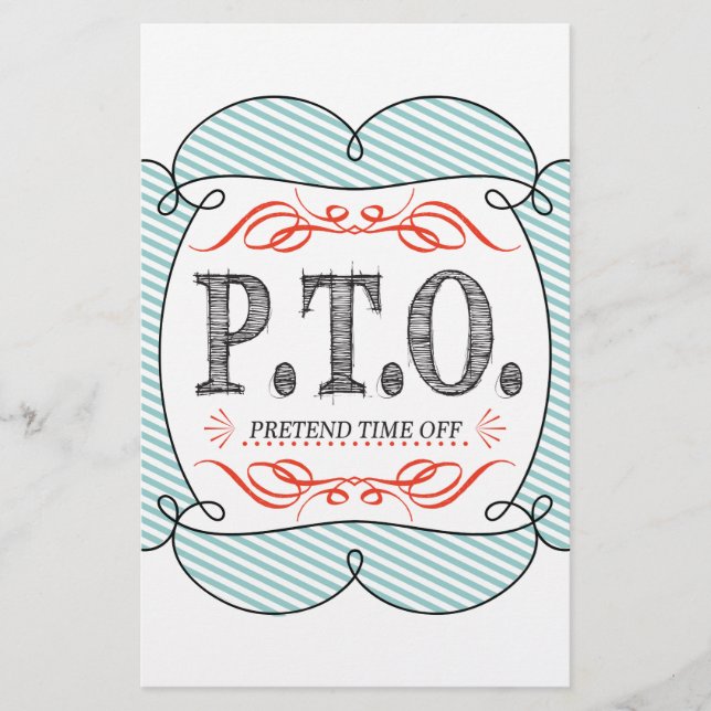 Papelaria Parabéns Engraçados Promovidos para Fingir o Tempo (Frente)