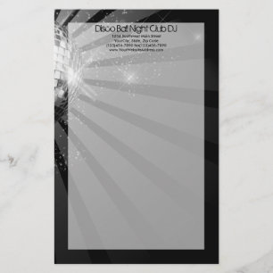 Papelaria Partido da Bola Disco Silver Sparkle
