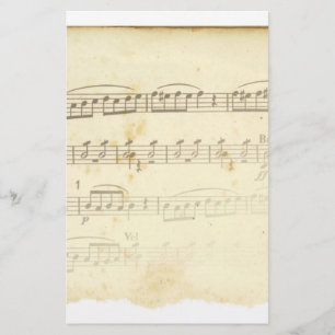 Papelaria Partitura antiga
