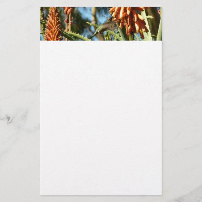 Papelaria Pássaro Humino Chinês Negro em Voo (Frente)