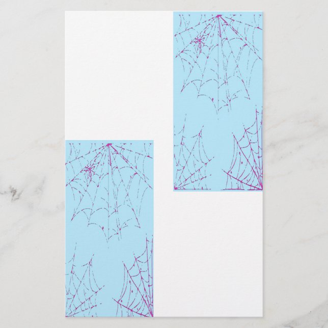 Papelaria Pastel Spider Web (Frente)