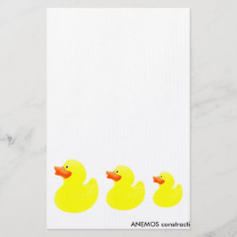 Papelaria patos amarelos